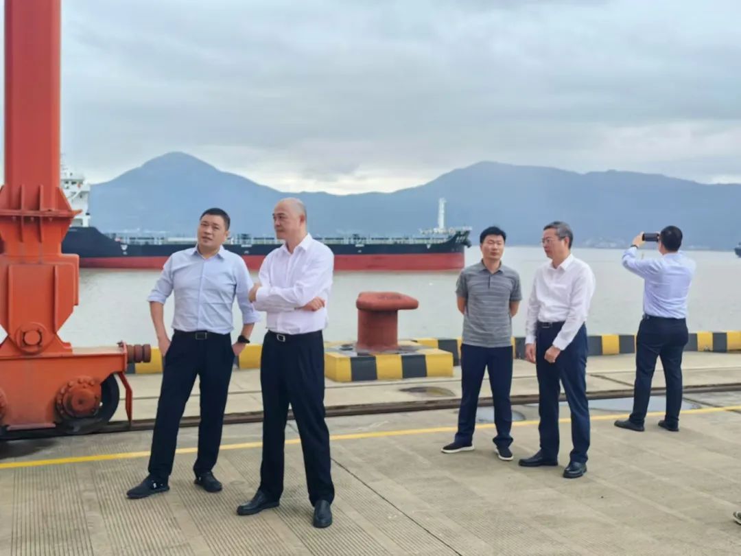 江宇一行调研福州（宁德）港上饶码头项目
